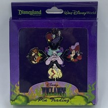Disney Parks Villians Enamel Pin Trading 5 Pin Set 2009 SM - $24.95