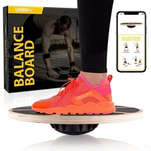 Balance Board Trainer - Wooden Wobble Balancing Board For Core Stability, Streng - £39.95 GBP
