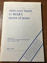 open your hearts to MARY queen of peace PAPERBACK Milan 1985 - £4.75 GBP