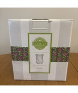 Scentsy Alabaster White Electric Wax Warmer Geometric Ceramic - $565.09 MXN