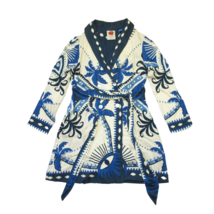 NWT FARM Rio for Anthropologie Floral Print Long-Sleeve Blazer Dress XS Petite - £124.55 GBP