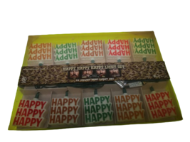 Duck Dynasty Happy Happy Happy 10 Ct Mini Light Set New Sealed In Pkg - $19.80