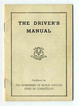 The Driver&#39;s Manual 1945 Department of Motor Vehicles State of Connecticut - $17.80