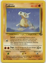 Pokemon Cubone 50/64 1999 WOTC Jungle Set - $19.99