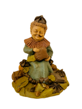 Tom Clark Gnome Figurine vtg sculpture elf SIGNED Cairn Candy Gemini Chocolate - £31.54 GBP