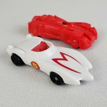 (2) WBEI Speed Racer Mach 5 Pull Back Plastic Toy Cars 2.75&quot; Mfd. for GMI  - £7.86 GBP