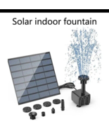 Solar Power Fountain Submersible Floating Water Pump Bird Bath Pond Gard... - $110.61 MXN