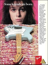 Yngwie Malmsteen Signature Fender Stratocaster Guitar 1988 advertisement print - £3.18 GBP