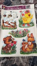 EASTER Window Clings High Quality! Baby Animals BUNNY Mice LAMB Chicks - $8.40