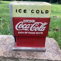 Houston Harvest Cookie Jar 2002 Drink Coca Cola Soda Fountain Ceramic - $17.77