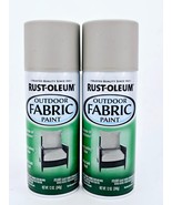 Rust Oleum Specialty Outdoor Fabric Spray Paint Medium Gray 12 oz Lot of 2 - $39.76 CAD