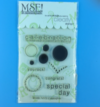MSE!  My Sentiments Exactly Clear Stamp M102 Celebration Congratulations... - $1.97