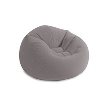 INTEX 68579EP Beanless Bag Inflatable Lounge Chair: Corduroy Textured Flocking – - £38.48 GBP