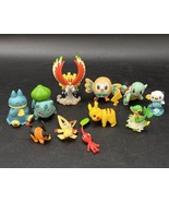 Pokémon Assorted Figures Lot Of 11 Pikachu Oshawott Squirtle Owl Rowlet - €37,85 EUR