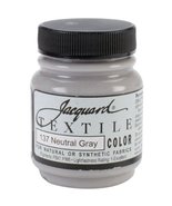 Jacquard Textile Color Fabric Paint 2.25 Ounces-Neutral Gray - £3.10 GBP