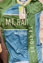 NWT Washington Mount Rainier Medium Cycling Jersey Bicycle Cycle Athletic Wear - £21.81 GBP