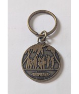 Tropicana The Island of Las Vegas Promo metal keychain, vintage - $15.02 CAD