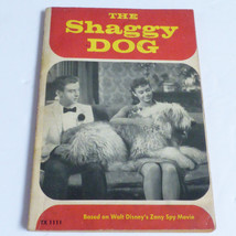 VTG 1967 THE SHAGGY DOG Walt Disney Zany Spy Movie Book - $9.50