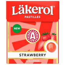 Läkerol ( Lakerol ) Strawberry Sugar Free 25g ( 0.85 oz ) Made in Sweden - $14.84+