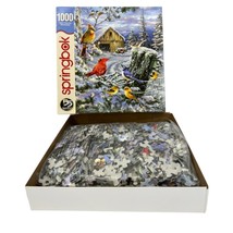 1000 Piece Puzzle &quot;Frosty Morning Song&quot; Springbok 24 x 30 - $14.85