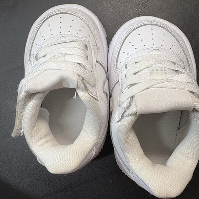 Nike Air Force 1  TD White Toddler White Low Top Size 3C Triple White Item image 2