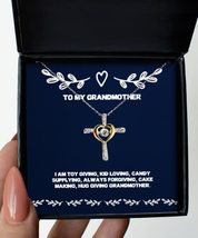 I Am Toy Giving, Kid Loving, Candy Supplying, Always. Cross Dancing Necklace, Gr - £40.12 GBP
