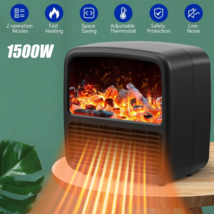 1500W Space Heater Electric Fan Heater PTC Smart Portable Thermostat Heating Fan - £36.53 GBP