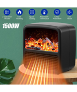 1500W Space Heater Electric Fan Heater PTC Smart Portable Thermostat Hea... - £36.53 GBP