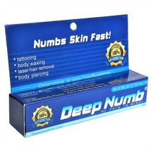 10g Tube DEEP NUMB Skin Numbing Cream Tattoo Body Piercings Waxing Laser  - £7.81 GBP
