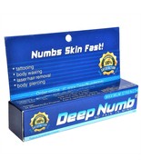 10g Tube DEEP NUMB Skin Numbing Cream Tattoo Body Piercings Waxing Laser  - $9.99
