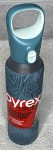 Pyrex 17.5 Oz Color Changing Water Bottle Reusable &amp; Leakproof Blur Tie Dye - £11.90 GBP