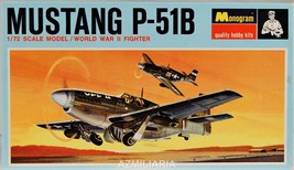 Monogram 1/72 Mustang P-51B PA143-70 - $11.75