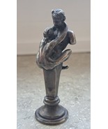 Silver 925 Petschaft Nymph and Satyr, 20th century patinated, H. approx ... - $612.59 CAD