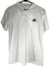 Ohio Buckeyes Womens Polo Medium Gray - £12.08 GBP