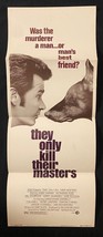 They Only Kill Their Masters Original Insert Movie Poster 1972 - £27.92 GBP
