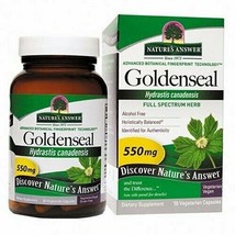 Nature&#39;S Answer Goldenseal Root 550Mg 50 Vcap - £20.86 GBP