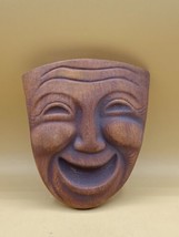 Vintage Kona Hawaii Pottery Tiki Man Face Mask Comedy Tragedy Drama - £15.78 GBP