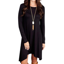 Boho Asymmetrical Hem Dress – Feminine Flowy Fit for Crossdressers, Tran... - $21.50
