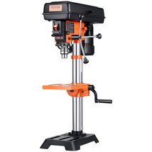 VEVOR Benchtop Drill Press, 3.2 Amp, 5-Speed Adjustable Drill Press, 10-... - $120.99