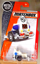 2016 Matchbox Rescue 56/125 SPEED TRAPPER White-Silver w/Chrome Disc Hub Spokes - £7.86 GBP