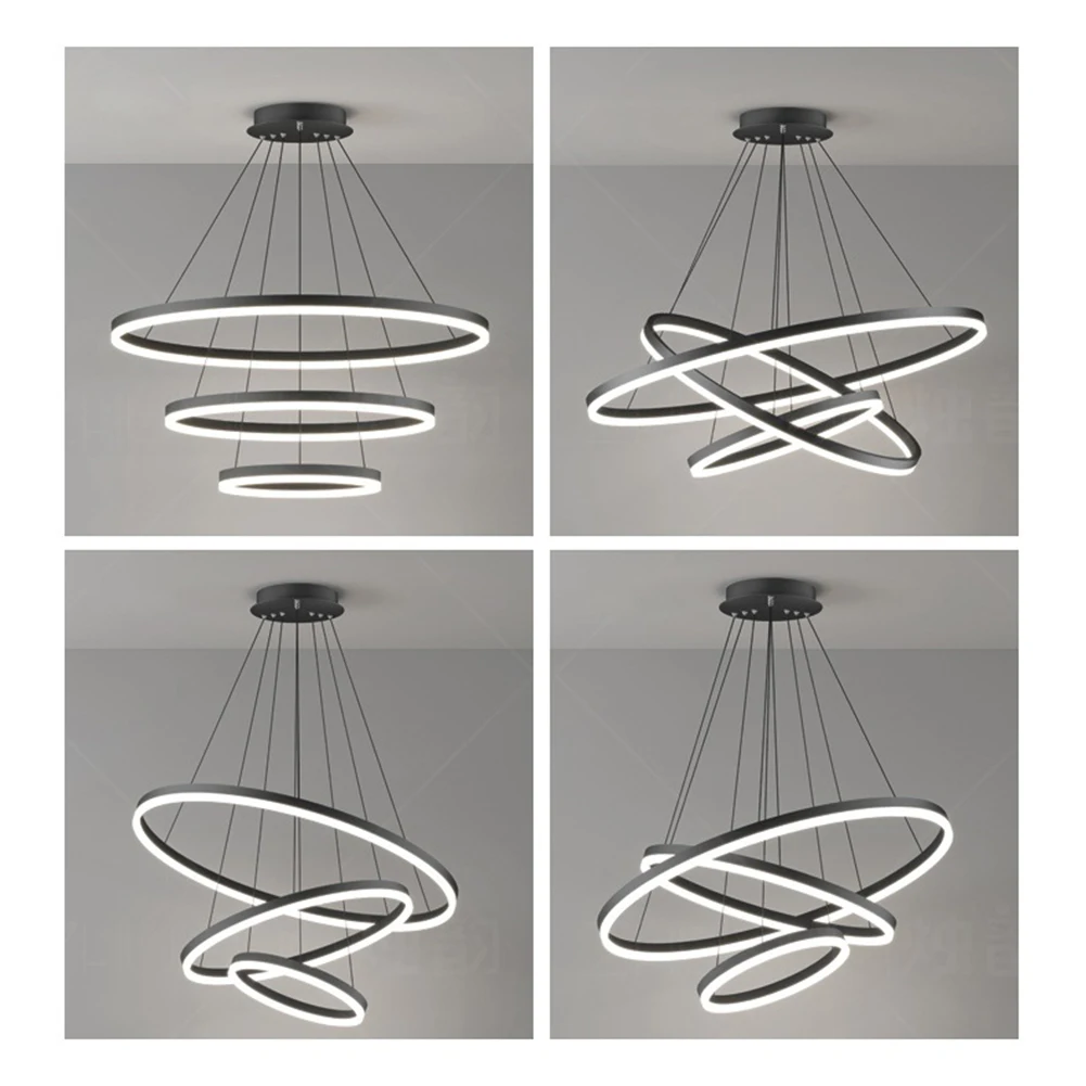 Simple Modern Ceiling Chandelier Adjustable Indoor Lighting High Brightn... - $48.79