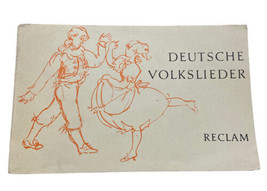 1963 GERMAN Folk Songbook Germany Reclam vintage book 264 pages - $21.23