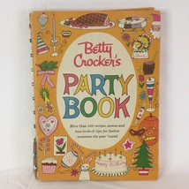 Betty Crocker’s Party Book Vintage 1960 First Edition First Printing Spiral - £11.59 GBP