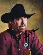 Chuck Norris Signed Photo - Walker, Texas Ranger - The Octagon - Delta Force w/ - £180.94 GBP