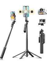 Selfie Stick Phone Tripod - 71 inch Tall Cell Phone Holder with Detachab... - $39.59