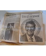 Daily New January 21, 1981 Ronald Reagan Inauguration Pullout plus Newsp... - $9.85