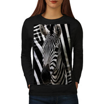 Wellcoda Safari Cute Animal Womens Long Sleeve T-shirt, Africa Casual Design - £18.54 GBP