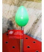 1 Christmas House Christmas Bulb Solar Stake Light  14”-Green. ShipN24Hours - $242.71 MXN