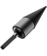 Firewood Log Splitter, Hex Shank Drill Bit Wood Splitters Heavy Duty, Black - $588.91 MXN