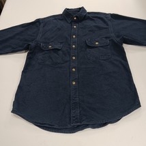 Moose Creek RN#116636 Men's M Faded Blue Cotton Heavyweight Long Sleeve Shirt image 14